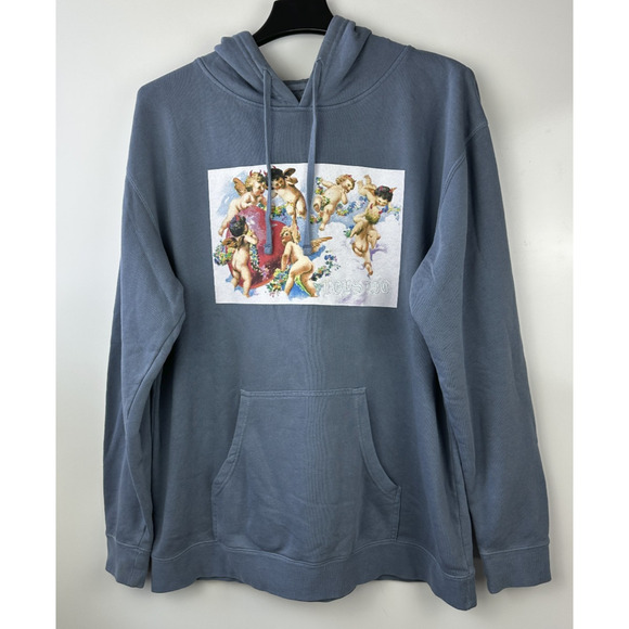 Boys Lie Hoodie Oversized One Size Long Sweatshirt Angels Cherub Graphic Print - Picture 2 of 16